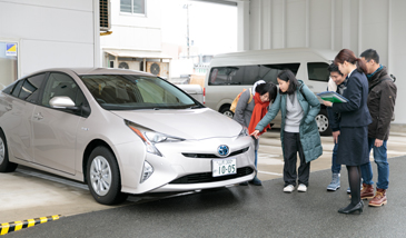 最新車種が準備されていて4人とも大喜び！