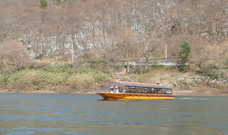 Mogami River Basho Line Tourism Boat ride down the Mogami River