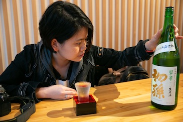 Soba and sake are a good combination!